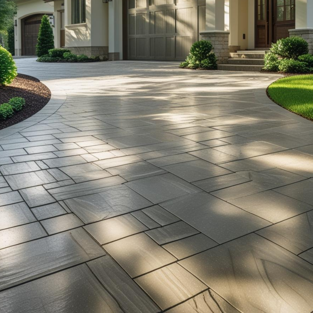 Expert Imprinted Concrete Driveway in Tattenhall